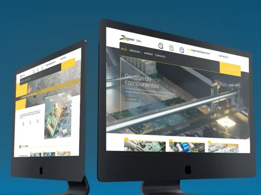 Diseño web industrial para Bizgorre: optimización B2B para el sector electrónico en Bizkaia